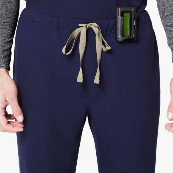 Figs Technical Collection Pisco Mens Scrub Pants Navy Stretch FM4500 Uniform - Picture 13 of 15